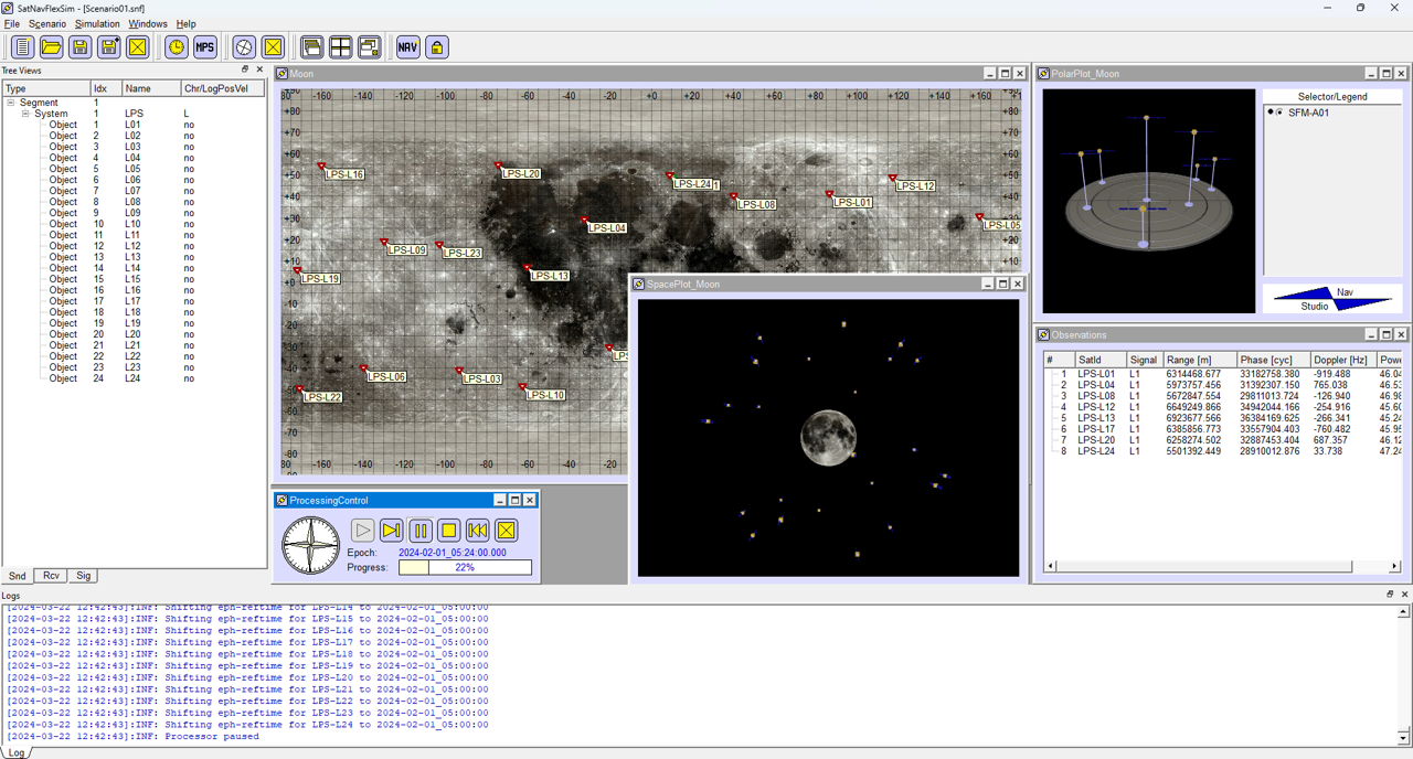 Beispiel Screenshot GNSS Mond
