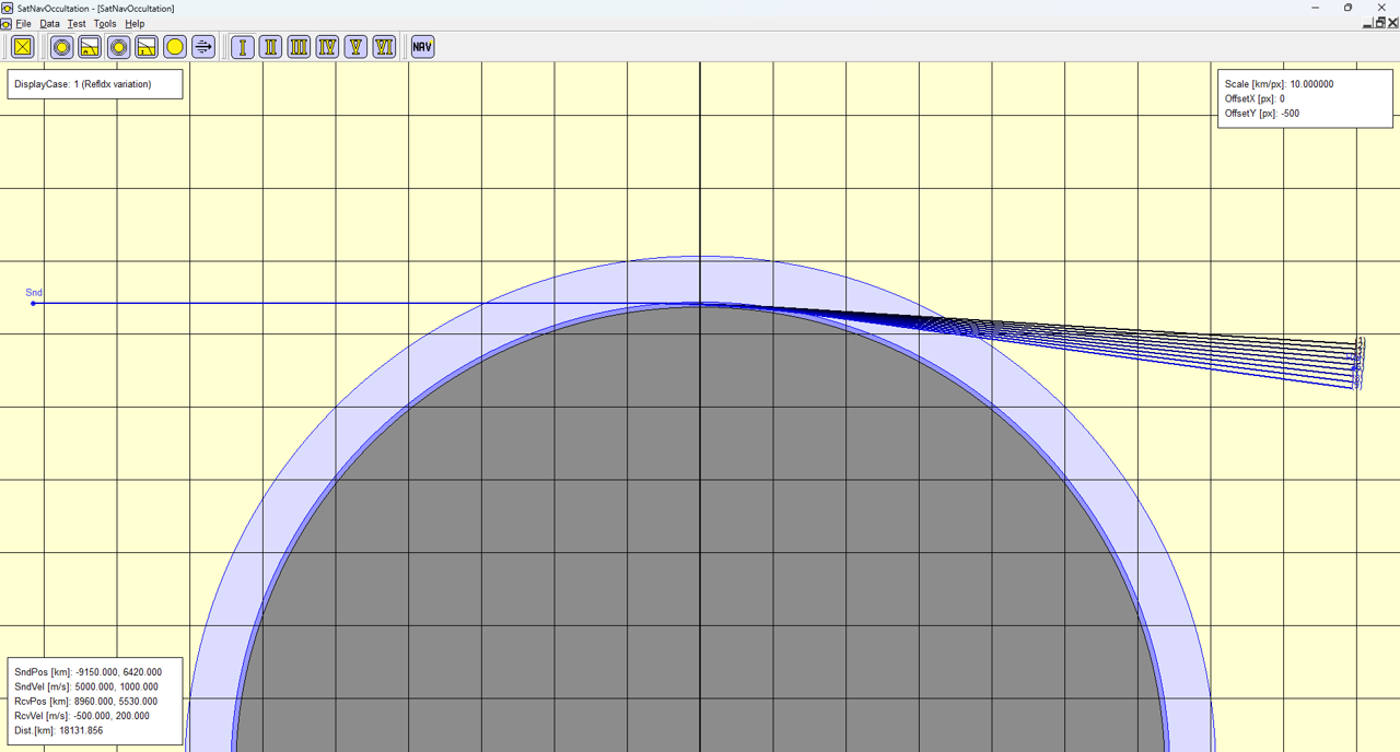 Beispiel Screenshot SatNavOccultation